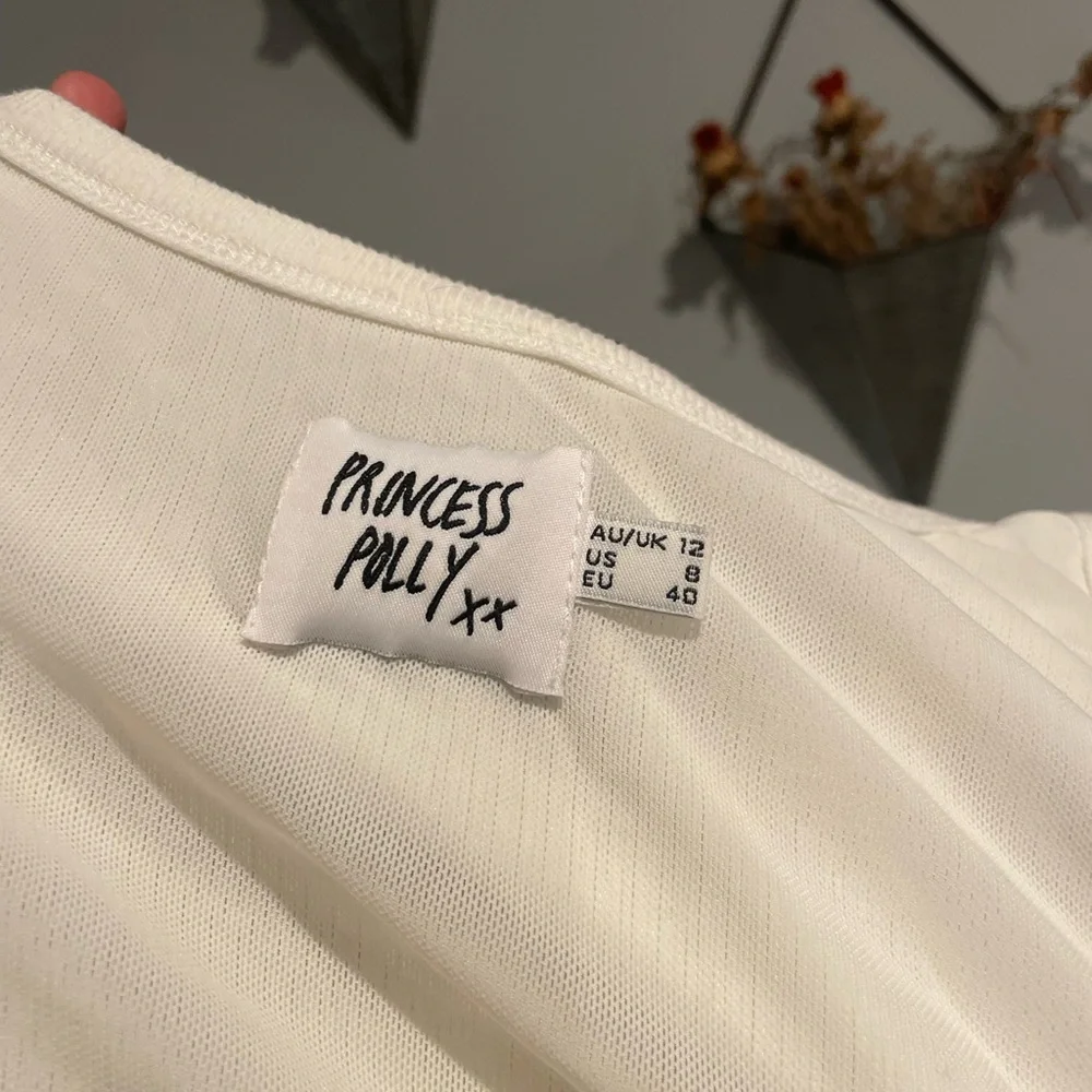 Princess Polly White Bodycon Ruched Dress - Picture 5 of 5